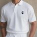 Men's Casual Polo Shirt -Inspired Short-Sleeve Top For Streetwear & Daily Wear_viptrois.com