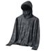 Men's UV 50+ Sun Protection Coat With Reflective Zipper And Hood, Breathable, Cool, Lightweight Windbreaker, Large-sized Casual Coat, Outdoor Clothing_viptrois.com