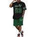 Men's Clothing Sports Leisure Printed Short Sleeve Printed Polyester T Shirt_viptrois.com