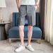 Men's Summer Casual Shorts High Quality Luxury mid Length Five Point Dress Pants Versatile Thin Suit Pants_viptrois.com