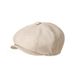 Parent Child Octagonal Newsboy Hat Children's Beret Hat Children's Hat Adult PU Leather Duckbill Cap Men And Women Forward Hat_viptrois.com