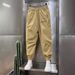 Men's Fashionable Casual Loose Fit Jogger Pants Spring Outdoor Windproof Trendy Stretch Versatile Comfortable Bottoms_viptrois.com