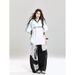American-style Patchwork Striped V-neck Sporty Loose Short-sleeve T-shirt For Men And Women, Hip-hop Street Style_viptrois.com