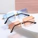 Fashion Square Rimless Sunglasses For Women - UV400 Protection Gradient Lens Chic Style Outdoor Sports Driving Fishing_viptrois.com