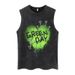 European And Dark Washed Vintage Sleeveless Pure Cotton T-Shirt For Men Hip Hop American Style Ins Trend Loose Sports_viptrois.com