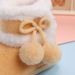 Baby shoes soft bottom warm 0-12 months baby toddler men's and women's cotton winter socks shoes spot_viptrois.com