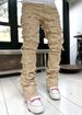 Men's Stretch Denim Jeans Slim Fit Bootcut With Vintage Wash - Casual High Street Fashion (Black, Khaki, Camo Green, Light Blue)_viptrois.com