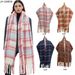 Unisex Looped yarn thickened plaid scarf shawl_viptrois.com