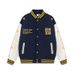 Stand Collar Autumn Winter American Trendy Brand Patch Embroidery Baseball Unisex College Style Versatile Couple Jacket_viptrois.com