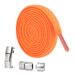 Lazy Shoelaces Free Switch Fixed Buckle Men And Women Free Tie Elastic Elastic Black And White Widened Rope_viptrois.com