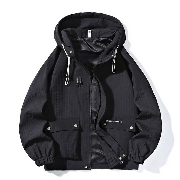 Men's Clothing High Quality Jacket Men's Jacket Men's Coat 2025 New Spring And Autumn Hooded Windproof And Waterproof Jacket Outer_viptrois.com