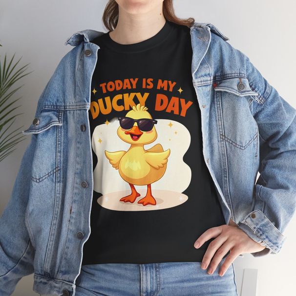 Funny Duck T-Shirt Mens Womens Tees Top - Cute Ducky Lover Tee Gift For Bird Fans - Sarcastic_viptrois.com