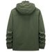 Spring And Autumn Men's Jacket Casual Stand-Up Collar Loose Jacket Multi-Pocket Removable Hat Outdoor Jacket_viptrois.com