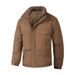 2025 New Winter Padded Coat Men's Casual Couple Fake Two Pieces Thickened Padded Jacket Bread Jacket Hooded Outside_viptrois.com