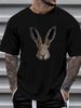 European Hare T Shirt RabbiT Brown Lover Summer Breathable Slightly Designer Clothes Fashion Stretched Streetwear Versatile Comfortable Stylish_viptrois.com