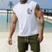 Men's Sports Fitness Vest Muscle Training Shirt Spring And Summer Tight Sleeveless Inner Top_viptrois.com