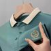 Men's Clothing Summer Men's Short Sleeved T Shirt High End Embroidered Polo Shirt Original Heavyweight Half Sleeved Top For Men_viptrois.com