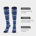 New breathable compression socks Athleisure pressure calf socks matching striped leg socks_viptrois.com