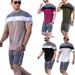 2025 New Summer Short Sleeved Shorts Ice Silk Casual Loose Men's Set_viptrois.com