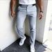 Men's Summer Slim Fit Casual Elastic Skinny Pants Solid Color Breathable Trendy Versatile Thin Suits & Blazers_viptrois.com