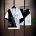 Men's Quick-Dry Summer Sportswear Set Short Sleeve T-Shirt & Shorts Athletic Outfit Teen Boy Gym Running Casual Wear_viptrois.com