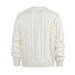 Men's Casual Round Neck Sweater – Solid Color Knit Pullover For Autumn & Winter_viptrois.com