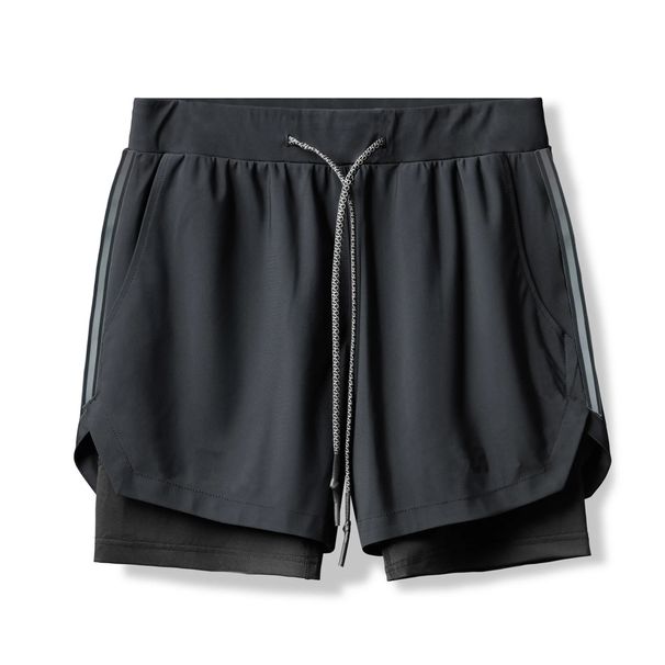 Men's 2024 New Summer Casual Shorts Men's Training Fitness Three-Point Pants Thin Sports Running Casual Pants Summer beach pants for men_viptrois.com