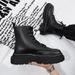 European Warm Series 2025 Autumn Winter New British Style Leather Thick Sole High Top Snow Martin Boots Shoes Men_viptrois.com