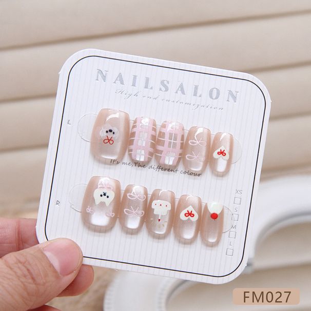 Beauty & Health Small Fresh Cute Cat's Eye Wearing Nail Nail Nail Nail Nail Nail Love Nail Nail Nail Patch Code 10 Pieces_viptrois.com