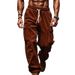 Men's Corduroy Pants Casual Wide Leg Breathable Multi Pocket Straight Leg Autumn Winter Style_viptrois.com