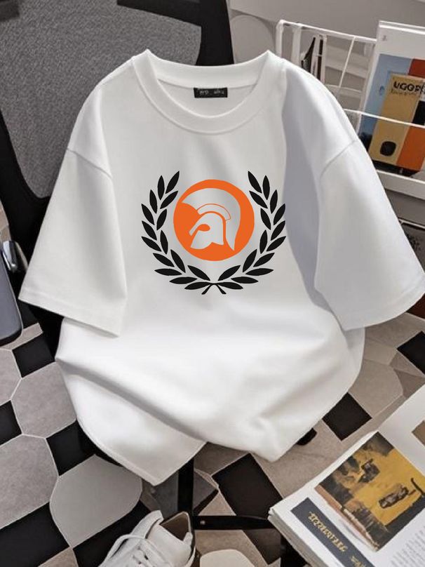 Skinhead - Trojan Wreath Tee Top For Everyday Wear Stylish Unisex Versatile Casual Designer Clothes Slightly Comfortable Soft Graphic Breathable_viptrois.com