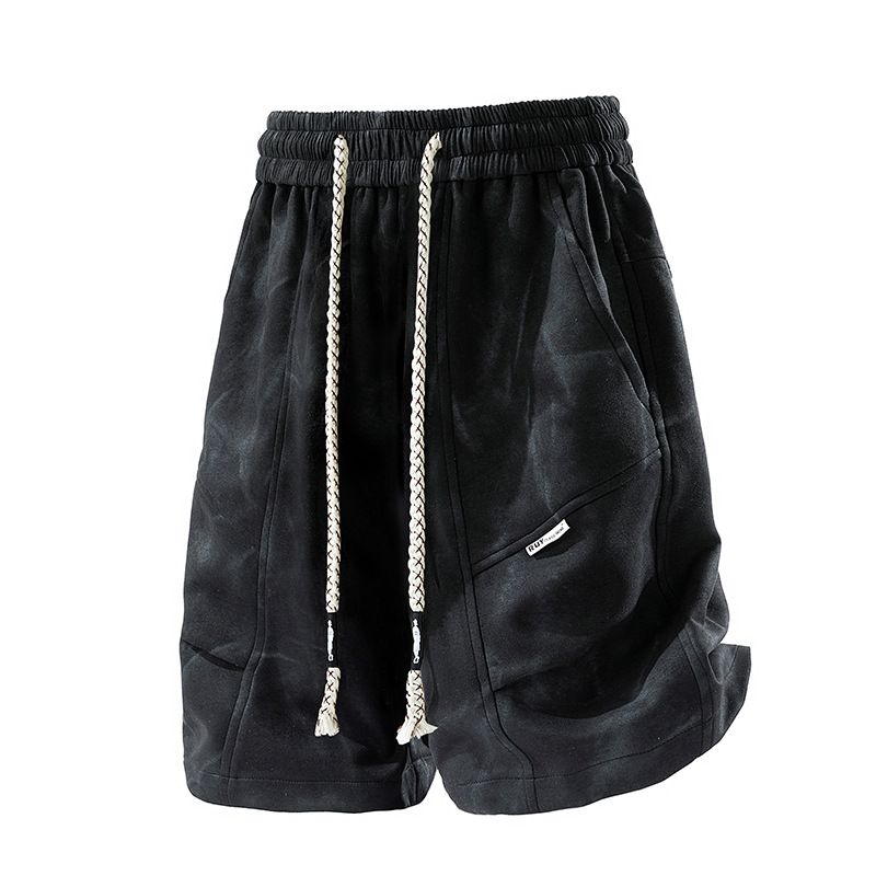 Men's Clothing Casual Loose Fit Shorts Quick-Dry Polyester Stretch Comfort Khaki, Army Green, Dark Gray, Black | Summer Outdoor Lounge Sports Shorts_viptrois.com