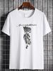American Nightmare Band Skull Soldier White T-Shirt Size L Unisex Slightly Homme Casual Stretched Fashion Stylish Summer Comfortable Soft_viptrois.com
