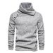 Men's Autumn And Winter New British Style Pile Neck Sweater Fashion Casual Hoodie_viptrois.com
