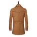 double collar men's jacket collar men's woolen coat_viptrois.com