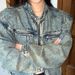 Ins American Design, Niche And Cool Motorcycle Suit, Denim Jacket, Men's Autumn Loose Couple Outfit Jacket_viptrois.com