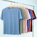 "Summer Essential Men's Short-Sleeve T-Shirt – Breathable Cotton, Relaxed Fit, Trendy Streetwear"_viptrois.com