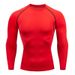 Men's Clothing For Men Long Sleeved Running Basketball Sports Training Bottoming Clothes T Shirt Tights High Elastic Quick Drying Compression Clothes_viptrois.com