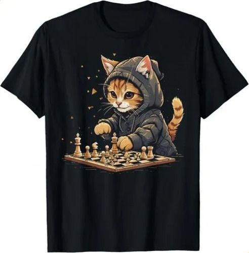 T-shirtt-shirtchess Mens_ Womens _ Kids Cat Chess 2026 Player Gif_viptrois.com