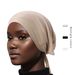 Headscarves For Both Men And Women Two Tail Cap Muslim Turban Cap Solid Color Pullover Cap Fashion Trends Hot-selling_viptrois.com