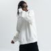 New Autumn Winter Fleece Lined Solid Color American Street Style Trendy Brand Crew Neck Unisex Sweatshirt_viptrois.com