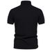 2025 Spring/Summer New Top Embroidered Solid Color Short Sleeve Men's Polo Shirt_viptrois.com