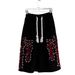 Men's Clothing Cropped Trousers High Street Heavy Craft Embroidery Beading Loose Casual Trousers Ins Men_viptrois.com