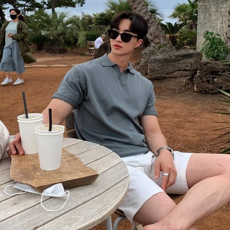 Men's Clothing Short Sleeved T Shirt Trendy Shirt Men's Trendy Short Sleeved T Shirt_viptrois.com