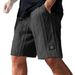 Men's Casual Comfort Shorts 2026 Cross Border European American Style Jacquard Texture Fashion Logo mid Waist Loose Fit Summer_viptrois.com