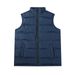 Men's Winter Puffer Vest - Lightweight Quilted Sleeveless Jacket, Stand Collar, Zip Front, Decorative Pockets, Casual Layering Essential_viptrois.com