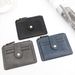 Lihanbao Minimalist Wallet Slim Multi-slots Credit Card Holder Leather Men Women Front Pocket Wallet Business Occasion-Red_viptrois.com