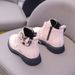 Child's shoes New medium and large children soft soled girls' boots British style princess boots_viptrois.com
