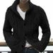 Loom 2024 Autumn Winter European American Men Solid Color Knitted Jacket Cross-border Men's Clothing Cardigan Plus_viptrois.com