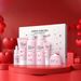 Sakura Skin Care Set, Skincare Gift With Serum, Cleanser, Essence Toner, Eye Cream, Tie, Hair Clip, Facial Cleansing_viptrois.com